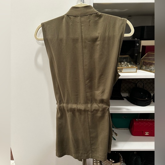 Zara Vest Women’s Khaki Green -Size Small - Picture 6 of 6